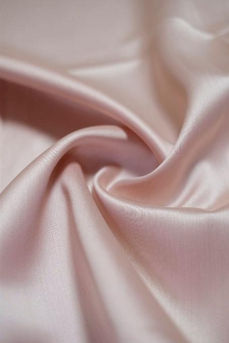 Custom printed silk wool fabric