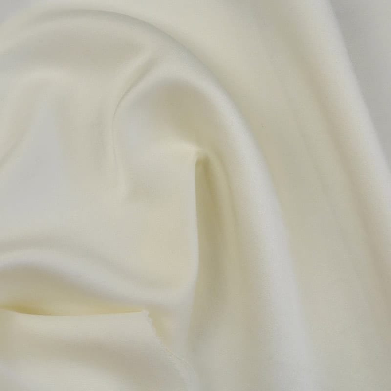 Unprinted silk wool fabric in its natural solid colour